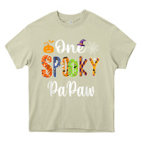 Mossy grandpa family halloween matching shirts, one spooky papaw t shirt Heavy Core Tee - maiPhamDesign