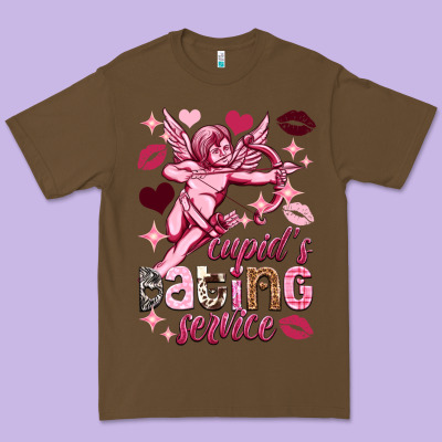 Cupid's Dating Service Valentine's Day Premium Tee Designed By Howdyjamesfarm