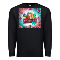 Black teacher life Premium Sweatshirt - AdoDesignShop