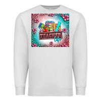 Oatmeal Heather teacher life Premium Sweatshirt - AdoDesignShop