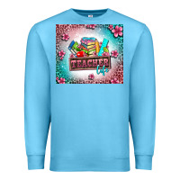 Ocean Blue teacher life Premium Sweatshirt - AdoDesignShop