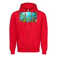 Red lobster sippy cup Zipper Hoodie - BarkalooDesign