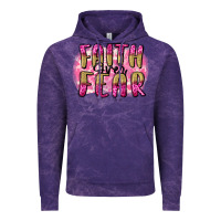Cloud Purple Faith over fear  Breast Cancer Awareness Vintage Hoodie - FaDigitalArtStudio