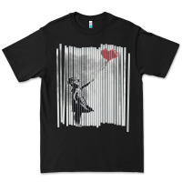 Black banksy balloon girl cute Premium Tee - maiPhamDesign