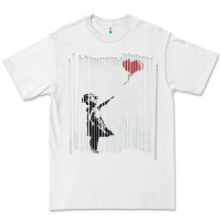White banksy balloon girl cute Premium Tee - maiPhamDesign