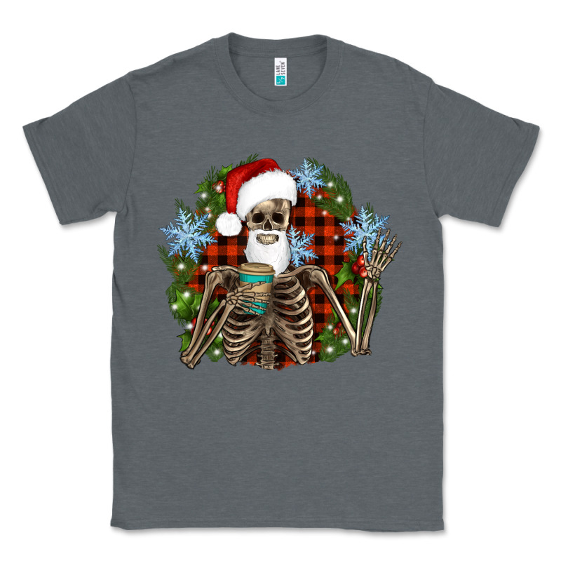 Santa Skeleton Christmas Classic Tee by Artiststas | Teevron