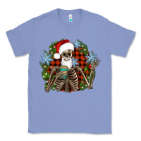Colony Blue Santa skeleton christmas Classic Tee - Artiststas