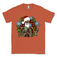 Copper Santa skeleton christmas Classic Tee - Artiststas