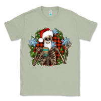 Matcha Santa skeleton christmas Classic Tee - Artiststas