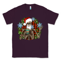 Plum Santa skeleton christmas Classic Tee - Artiststas