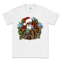 White Santa skeleton christmas Classic Tee - Artiststas