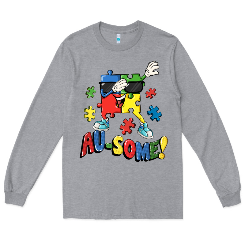 Au-some! Autism Puzzle Dabbing Long Sleeve Tee by FaDigitalArtStudio | Teevron