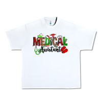 White medical assistant christmas Urban Heavy Tee - OliviaCreatesArt