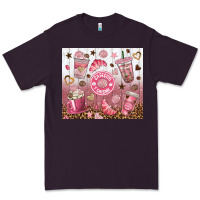 Plum cafecito y chisme with leopard tumbler tbs Premium Tee - TumblerDesignByShophia
