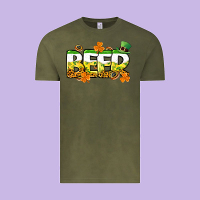 St. Patrick's Day Beer Vintage Tee Designed By Cowgirlartshop