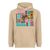 Mushroom mom mama mommy with hearts Heavyweight Hoodie - AdoDesignShop