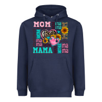 Navy mom mama mommy with hearts Heavyweight Hoodie - AdoDesignShop