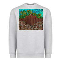 Heather Grey custom cactus and sunflowers leopard turquoise Heavyweight Sweatshirt - Artiststas