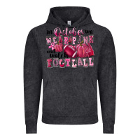 Vintage Black in october we wear pink and watch football Vintage Hoodie - FaDigitalArtStudio