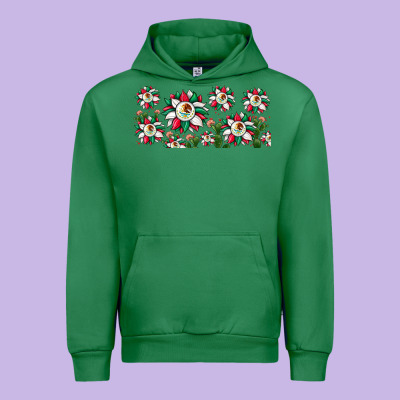 Mexican Flag Sunflower Urban Hoodie Designed By Jahusdesignshop