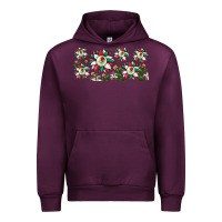 Mauve Wine mexican flag sunflower Urban Hoodie - JahusDesignShop