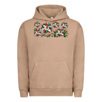 Pigment Burro mexican flag sunflower Urban Hoodie - JahusDesignShop