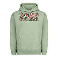 Pigment Oil Green mexican flag sunflower Urban Hoodie - JahusDesignShop