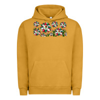 Pigment Peanut Butter mexican flag sunflower Urban Hoodie - JahusDesignShop