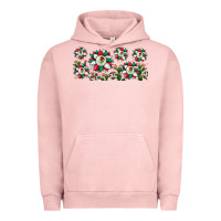 Pigment Salmon mexican flag sunflower Urban Hoodie - JahusDesignShop