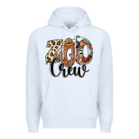 White zoo crew safari animals Premium Hoodie - RanaPortraitStore