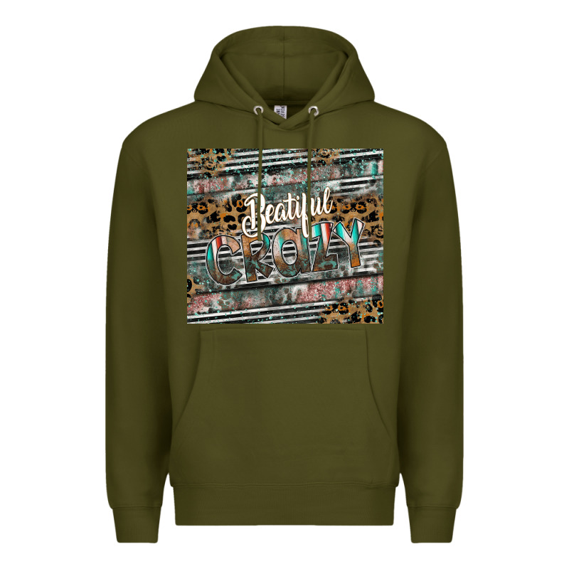 Beautiful Crazy Premium Hoodie by CowhideDigitalArt | Teevron