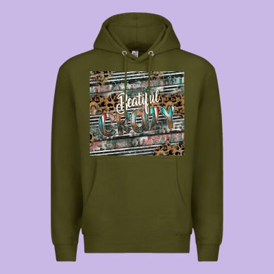 Beautiful Crazy Premium Hoodie Designed By Cowhidedigitalart