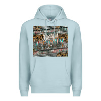 Blue Mist beautiful crazy Premium Hoodie - CowhideDigitalArt