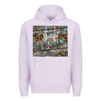 Lilac beautiful crazy Premium Hoodie - CowhideDigitalArt