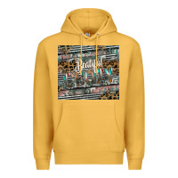 Mustard beautiful crazy Premium Hoodie - CowhideDigitalArt