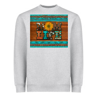 Mom Life Leopard Cowhide Turquoise Aztec Heavyweight Sweatshirt | Teevron