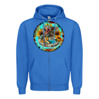 True Royal rattlesnake and sunflower Zipper Hoodie - BarkalooDesign