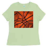 Matcha distressed basketball pattern Ladies Tee - TumblerDesignByShophia