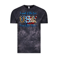 Cloud Black land of the free home of the brave american flag background Vintage Tee - Jasminsmagicworld