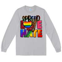 Moon Dust spread love not hate Long Sleeve Tee - FaDigitalArtStudio