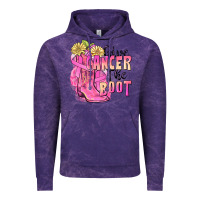 Cloud Purple give cancer the boot Vintage Hoodie - FaDigitalArtStudio