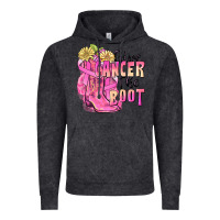 Vintage Black give cancer the boot Vintage Hoodie - FaDigitalArtStudio