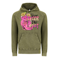 Vintage Olive give cancer the boot Vintage Hoodie - FaDigitalArtStudio