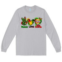 Moon Dust Peace love Juneteenth Long Sleeve Tee - FaDigitalArtStudio