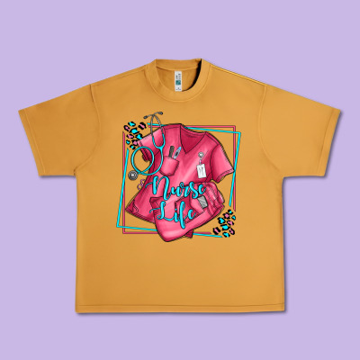 Nurse Life Olivia Urban Heavy Tee Designed By Oliviacreatesart