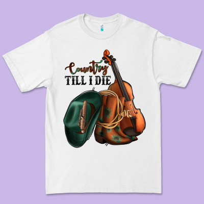 Country Till I Die Premium Tee Designed By Jasminsmagicworld