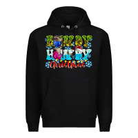 Black Rowdy Howdy Christmas Premium Hoodie - CowhideDigitalArt