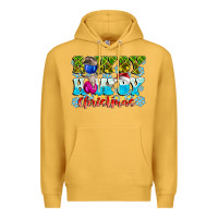 Mustard Rowdy Howdy Christmas Premium Hoodie - CowhideDigitalArt