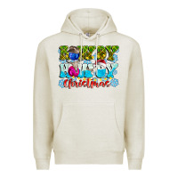 Oatmeal Heather Rowdy Howdy Christmas Premium Hoodie - CowhideDigitalArt
