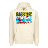 Sandshell Rowdy Howdy Christmas Premium Hoodie - CowhideDigitalArt